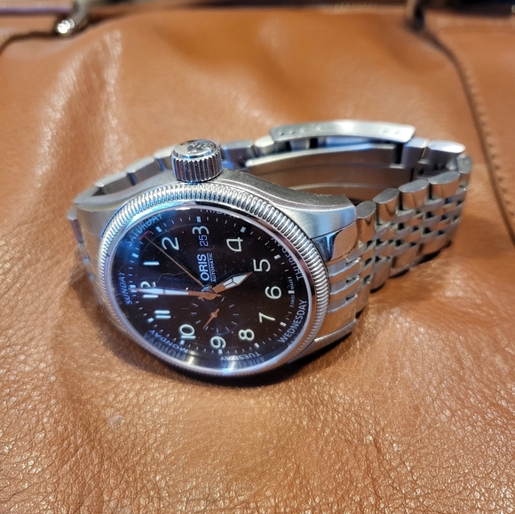 Oris big crown small seconds pointer day and date. - Picture 5 of 10